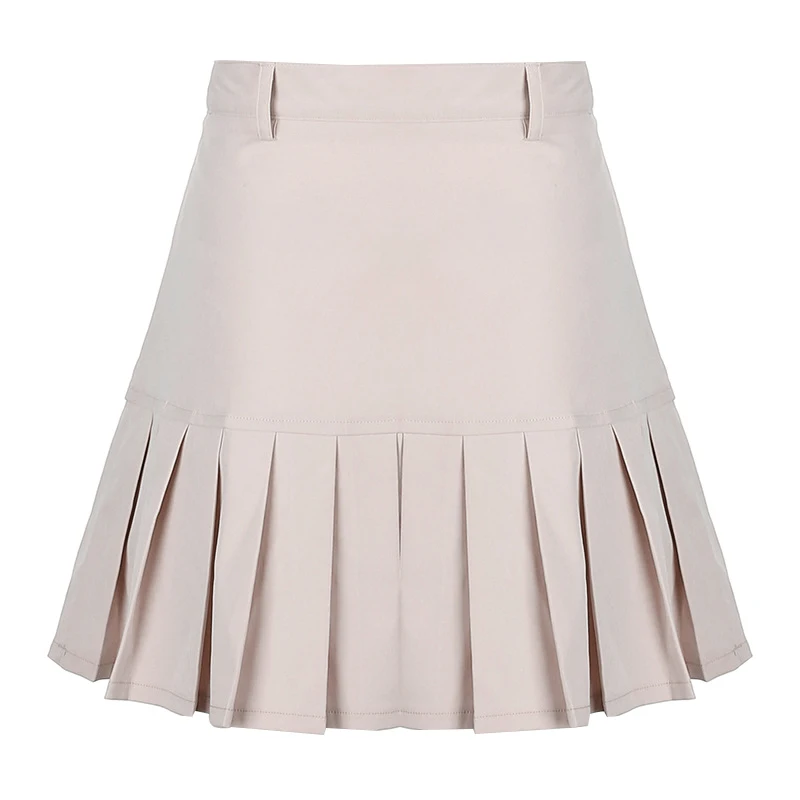 

Summer Women Fashion Sexy Pocket Pleated Skirt Mini Skirt Streetwear