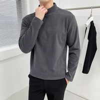 mens long sleeve t shirt spring and autumn new gentleman style mature leisure invention bottom unlined upper garment