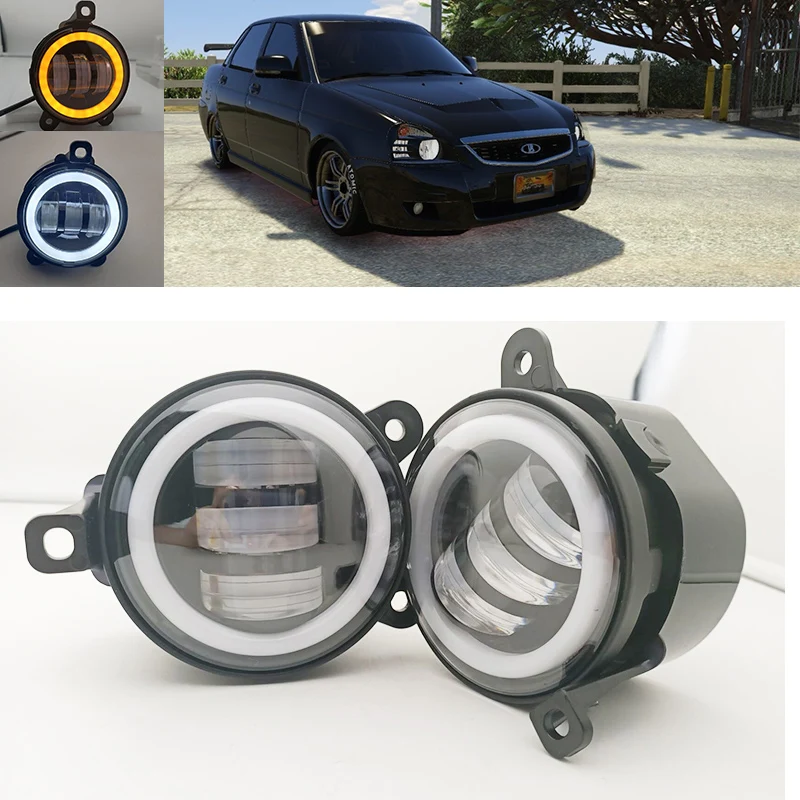 2 шт./компл. 3 5 дюймов светодиодные противотуманные фары светильник s вождения