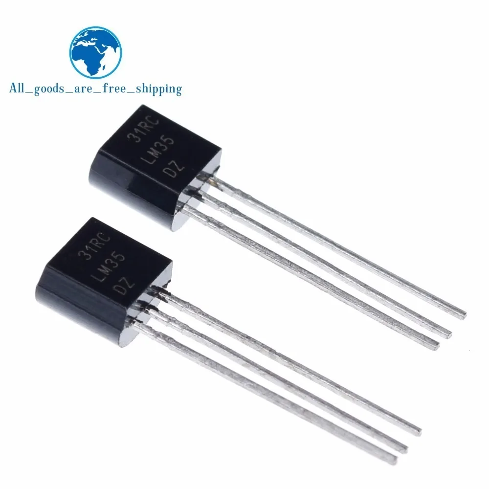 Интегральная схема LM35DZ TO-92 LM35 прецизионный датчик температуры по Цельсию для IC низкое сопротивление