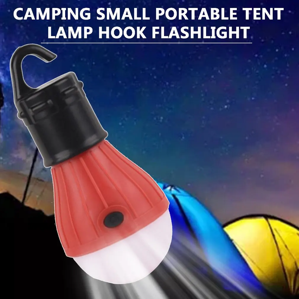 

Mini Portable Lantern Tent Light LED Bulb Waterproof Hanging Hook Flashlight For Camping