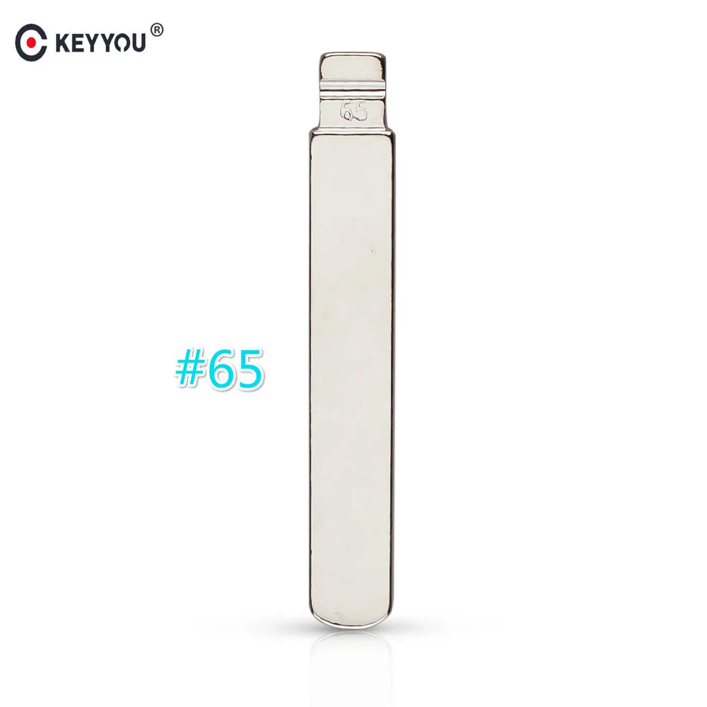 KEYYOU 10 шт./лот металлический пустой необработанный флип KD дистанционный ключ Тип