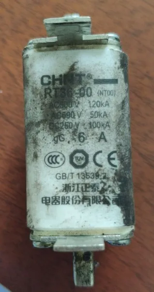 Предохранители: Φ NT00 6A 500V/690V gG / R031 8A 690V/Φ 10A 12A 20A 25A 32A 40A 50A 500V gG|Перемычки| |