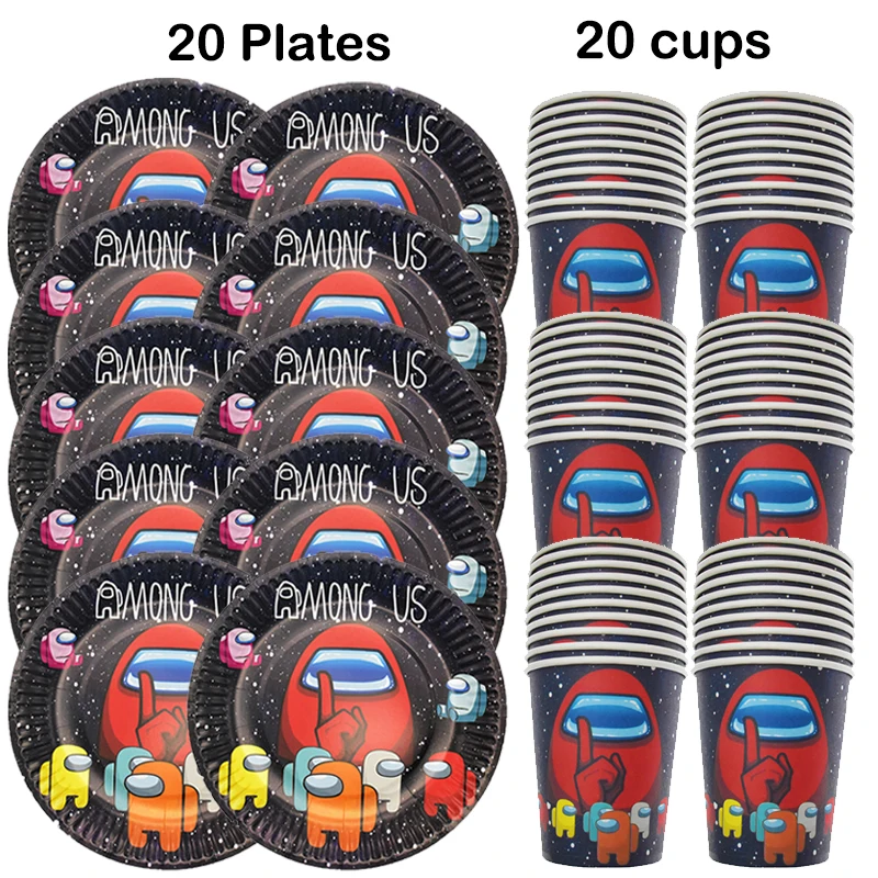 Горячая игра у нас набор одноразовой посуды Бумага Чашки Десерт салфетки баннер