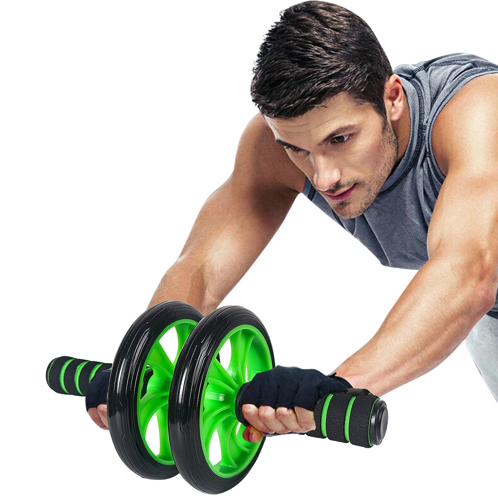 

1PCS Abdominal Wheel Abs Workout Ab Wheel Exercise Equipment with Mat Arm Waist Leg Gym Abdominal Muscle Trainer