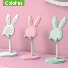 Cute Bunny Phone Stand Tablet Holder Desk Phone Holder Desktop Portable Tablet Phone Holder Stand For iPhone iPad Tablet