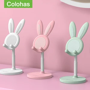 cute bunny phone stand tablet holder desk phone holder desktop portable tablet phone holder stand for iphone ipad tablet free global shipping