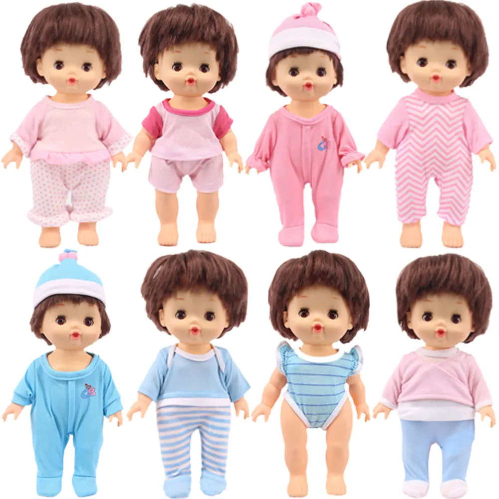 

15 Styles Nenuco Doll & Milu Doll Clothes Cute Striped Clothes Doll Accessories For 25Cm Mellchan Baby,Toy Gifts For Children‘s’