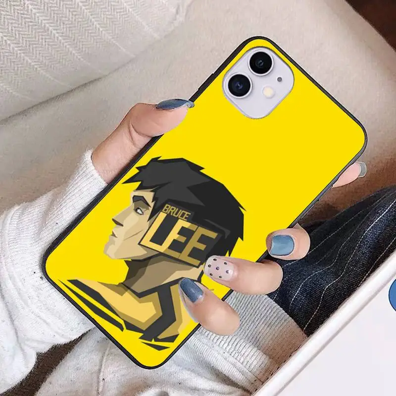 Брюс Ли китайский кунг фу роскошный брендовый чехол fundas carcasa аксессуары etui capas для