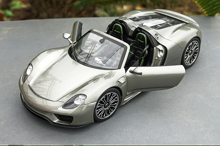 Welly 1:18 Масштаб 918 Spyder конвертируемый литой металлический игрушечный автомобиль модель сплава для детей Коллекция подарков оригинальная коробка