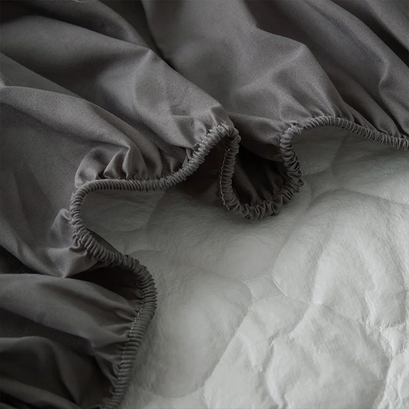 Водонепроницаемая простыня с эластичными лентами домашний зимний однотонный