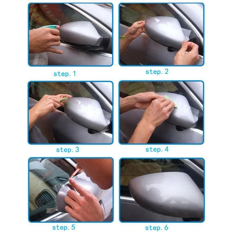 Автомобильная полиуретановая прозрачная защитная пленка от царапин 3 м лист