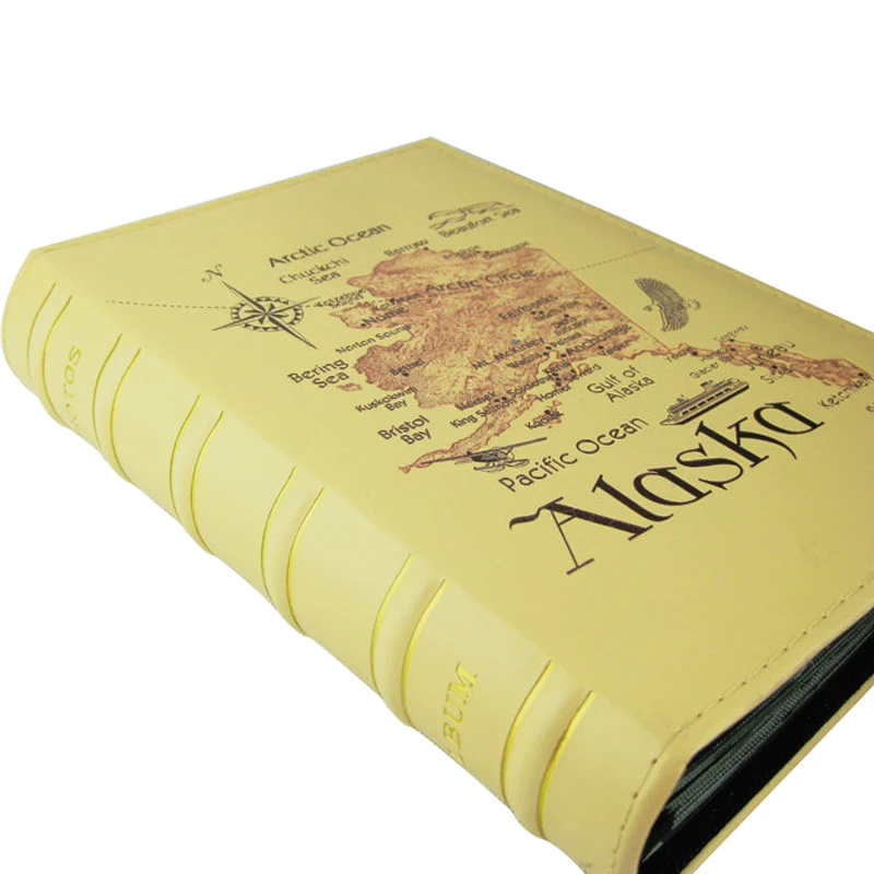 

4D Faux Leather Album PU Surface Album Large 6 Inch Plastic Photo Scrapbook Memory Book Decorador De Esquinas Scrapbooking