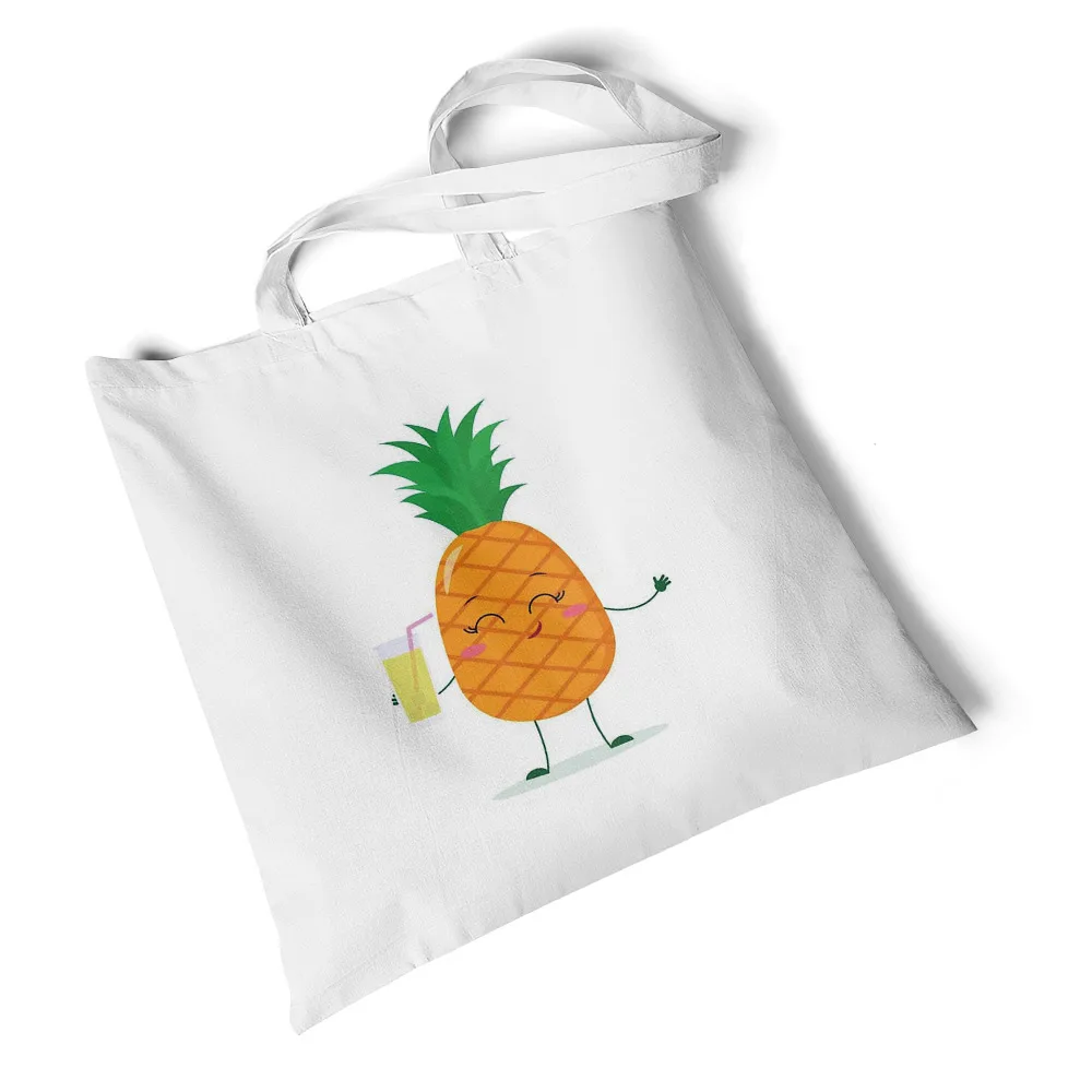 Модная Корейская женская Холщовая Сумка забавные Наплечные сумочки с принтом