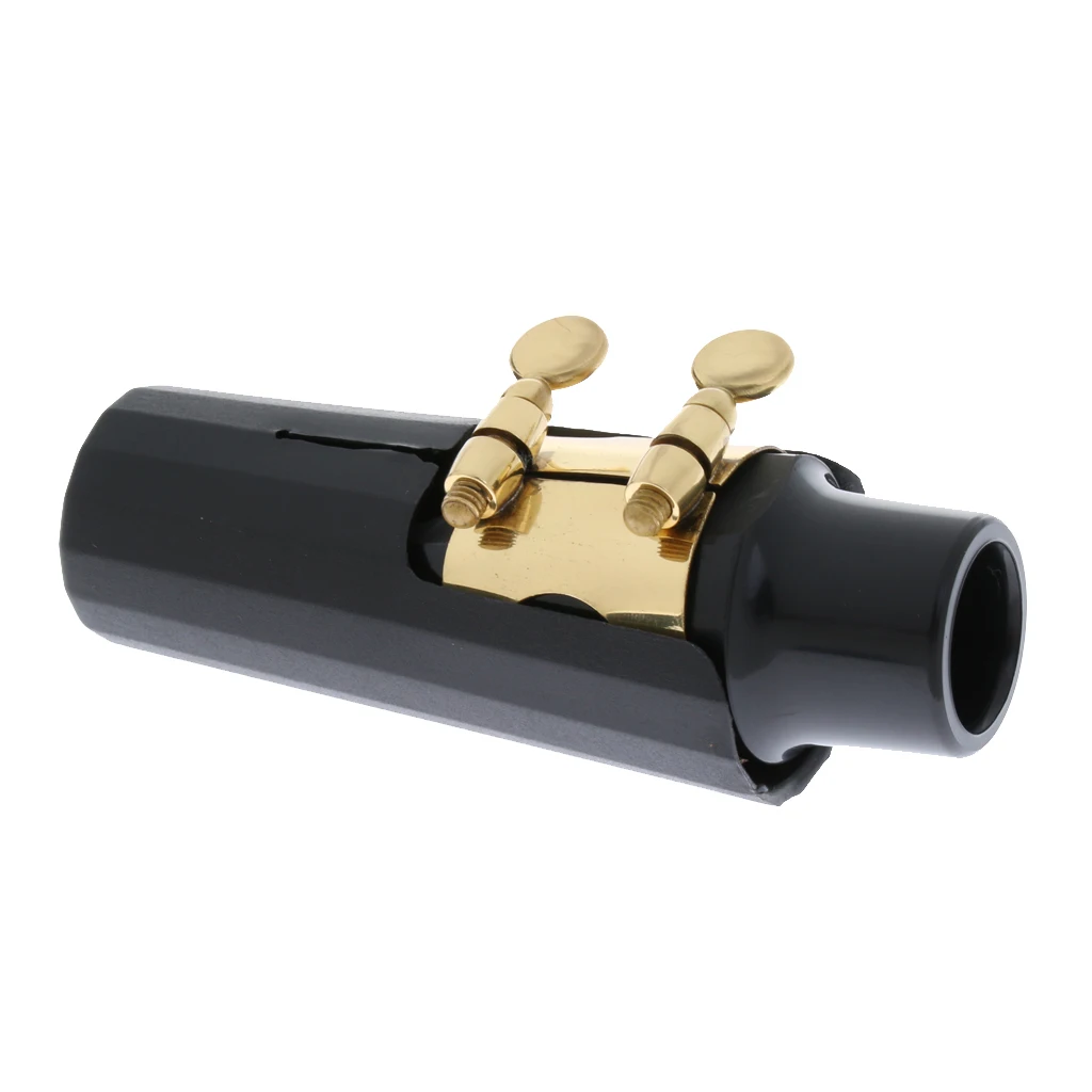 Черный металлический альт Eb Саксофон мундштук с крышкой для Sax Lovers | Спорт и