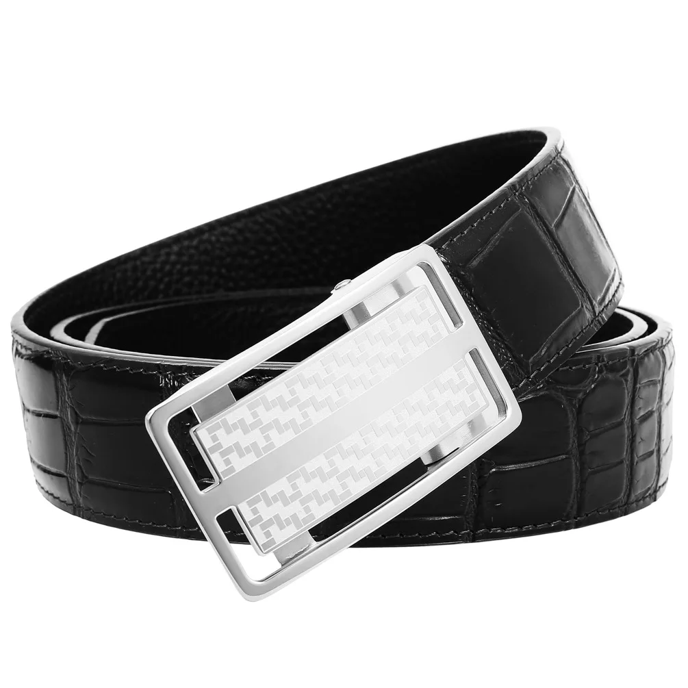 

FANGE Luxury Brand Senior Men Belt High Quality Male Cowskin Leather Belt With Stainless Steel Automatic Buckle Fashion FG6008-6