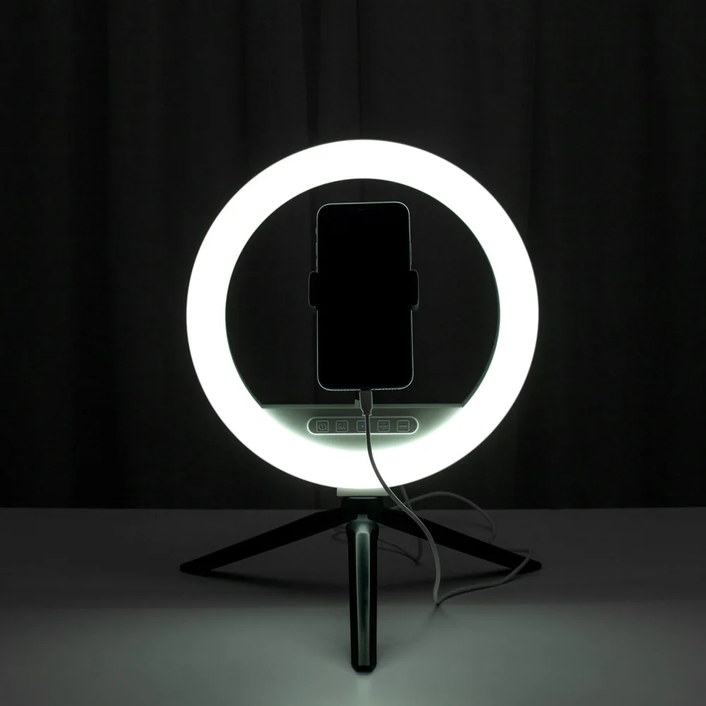 10 дюймовая шпилька кольцо заполняющий Светильник Настольный светодиодный