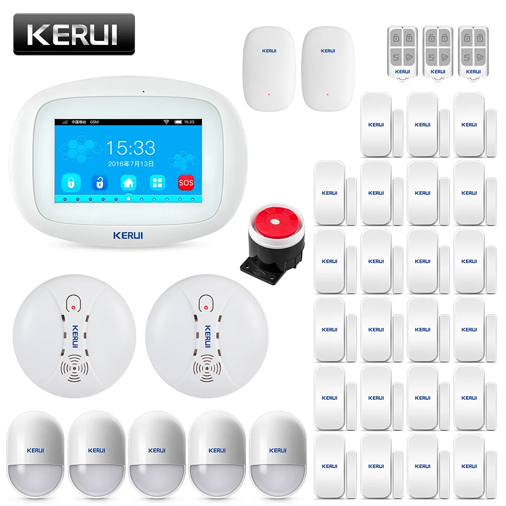 2021 KERUI K52 удивительный дизайн 4 3 дюймовый TFT цветной дисплей плоский WIFI GSM