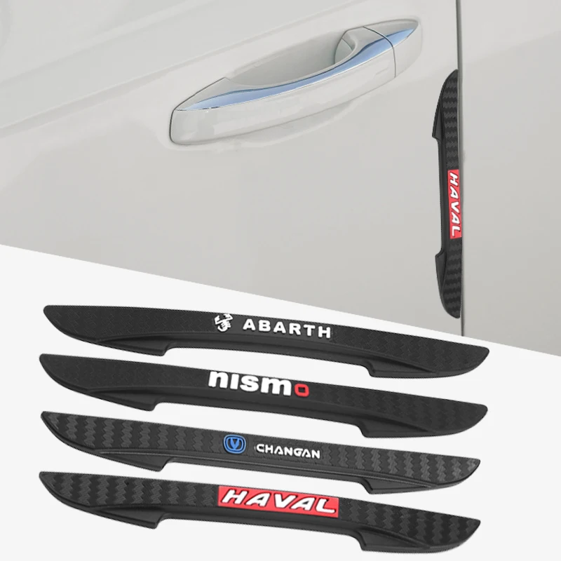 

4pcs Car Door Rubber Anti-collision Protection Stickers for Skoda Octavia Fabia Karoq Octavia Mk2 Mk3 Kamiq 2021 Car Accessories