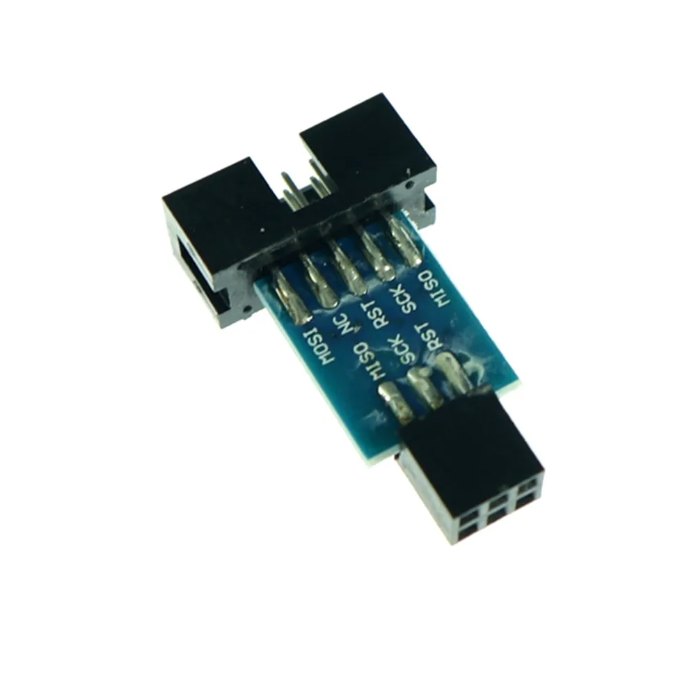 Преобразователь 10 контактов в 6 для стандартной платы адаптера ATMEL STK500 AVRISP USBASP ISP