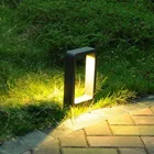 Водонепроницаемый 10 Вт светодиодный садовый светильник лужайки лампа современный Алюминий колонна светильник открытый двор виллы пейзаж газон столбики лампа