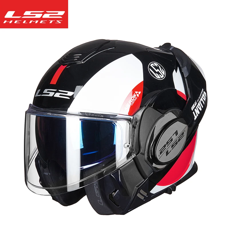 

Original LS2 FF399 Valiant Modular Motorcycle Helmet Flip Up Racing Capacete ls2 casco moto With Dual Lens casque ECE