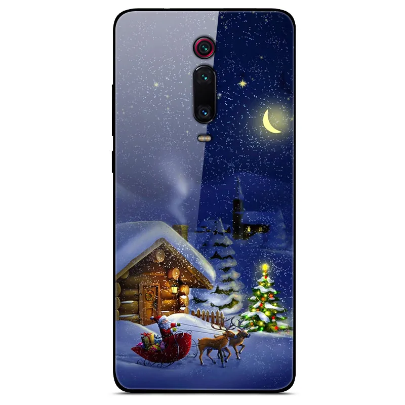 55 Tempered Glass Case For Xiaomi mi 9T Cover Mi9T Pro Soft Bumper 3D Cat Printing Funda For Xiaomi mi 9T Pro mi9T Mi9 T Phone Case - Цвет: 55