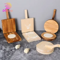 deouny dumpling skin press machine artifact solid wood manual dough meat pies press skin mold kitchen accessory tortilla making