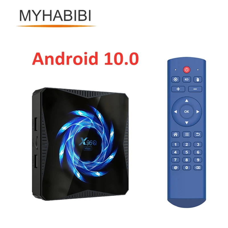 ТВ приставка X96Q MAX на Android 10 4K 4 + 64 ГБ BT5.0 X96QMax|ТВ-приставки и медиаплееры| |