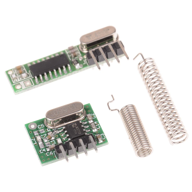 1Pcs 433 Mhz Superheterodyne RF Receiver and Transmitter Module For Arduino Uno Wireless Diy Kit 433Mhz Remote Control | Электроника