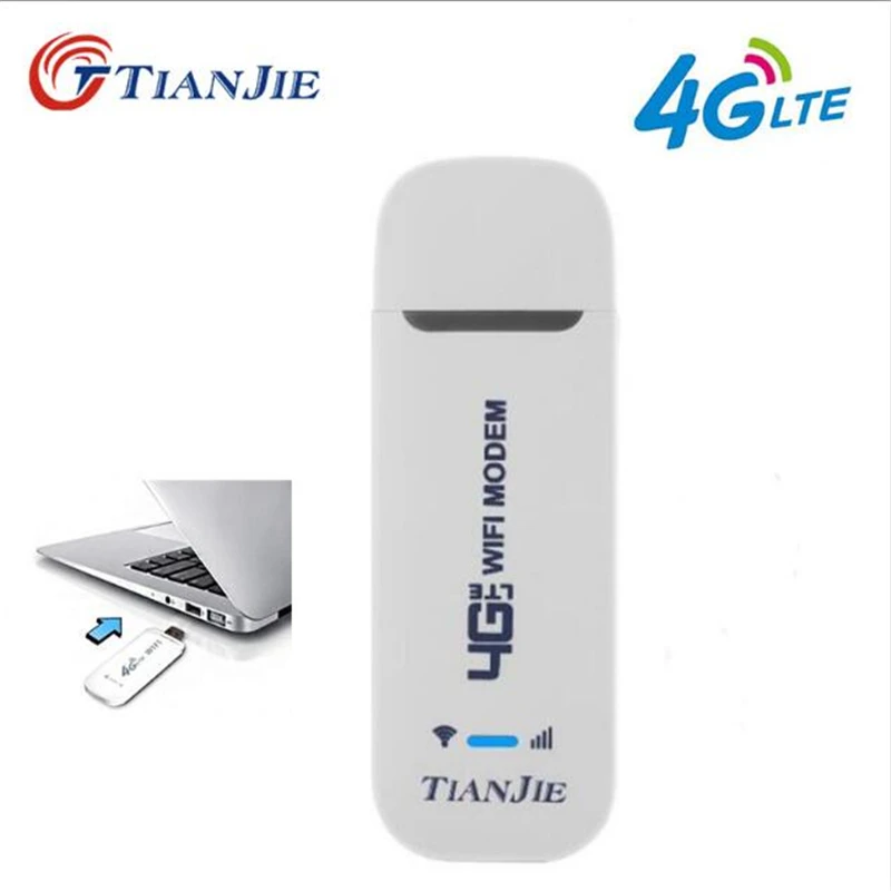 TIANJIE 3G/4G SIM Card Wifi LTE USB Router Modem Unlocked US Dongle Wireless Car Wi-Fi Hotspot Mobile Network Adaptor Broadband
