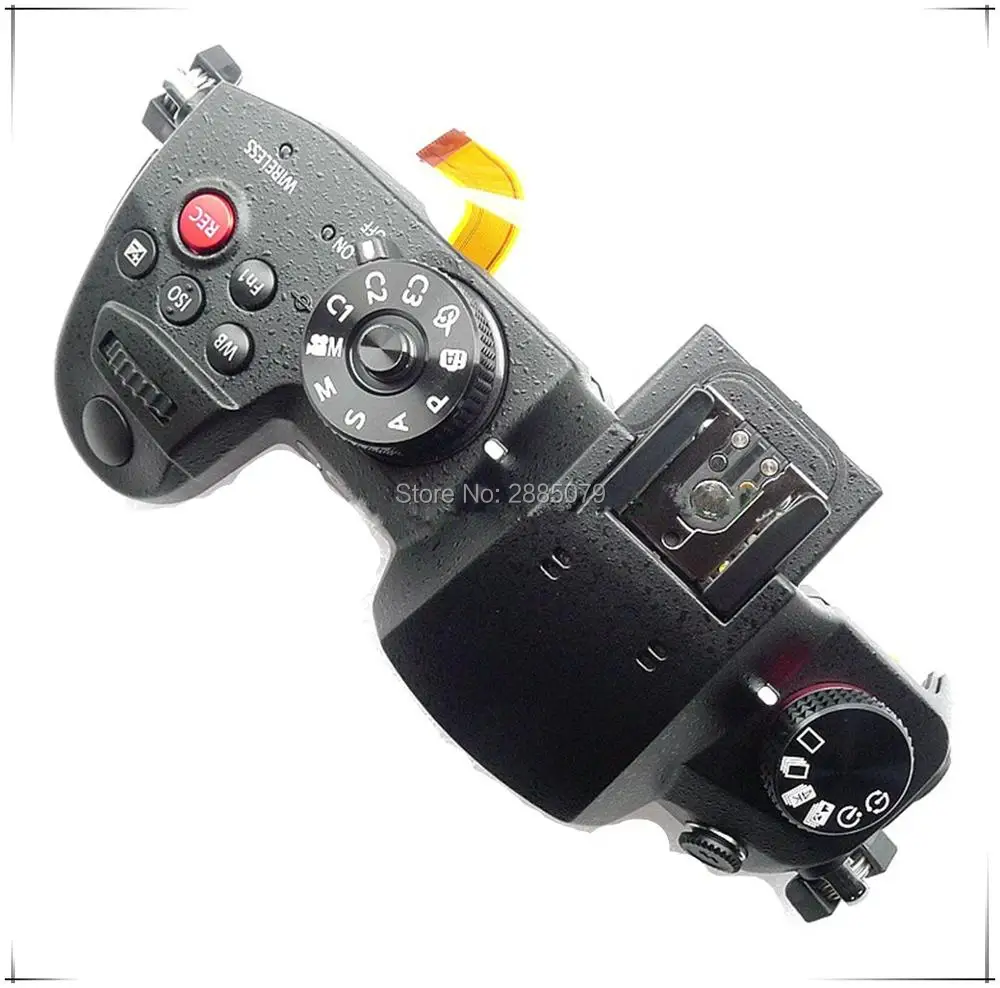 

Запасные части для цифрового фотоаппарата Panasonic Lumix DC-GH5 Верхняя Крышка корпуса чехол в сборе режимов Кнопка спуска затвора (черный)