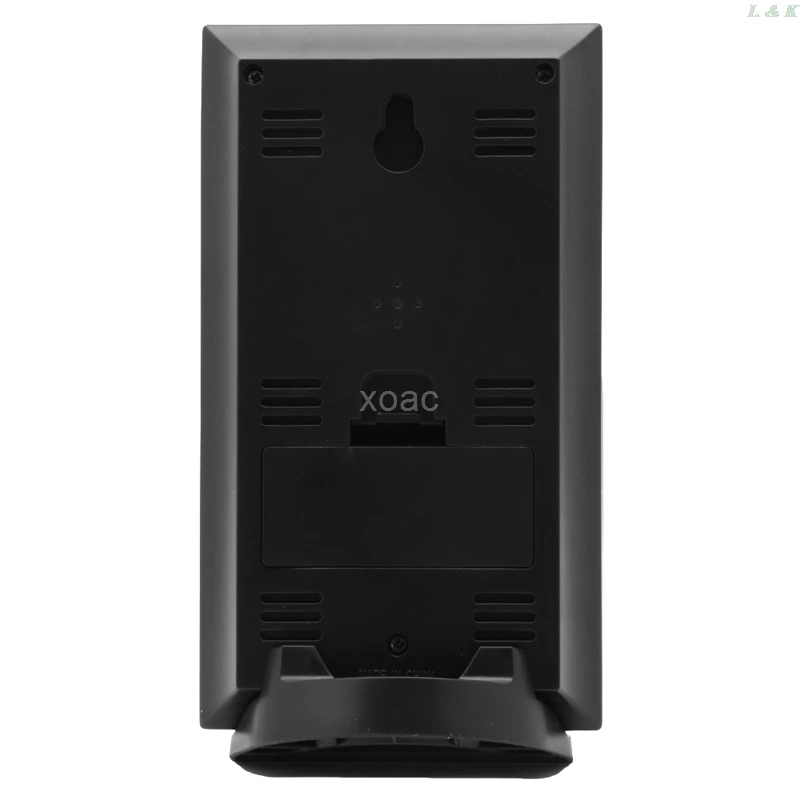 Комнатный цифровой гигрометр термометр измеритель температуры и влажности Часы