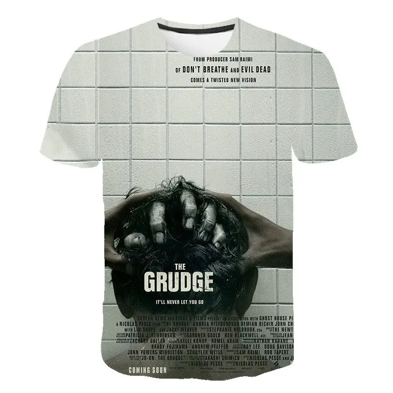 

Sweatshirts Short Sleeve 3D Printed Men Women T-Shirt The Grudge Casual Streetwear Boy Girl Children Anime Cartoon T Shirt Tops
