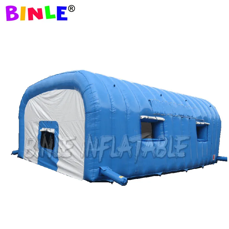Белая наружная Водонепроницаемая гигантская надувная туннельная палатка на
