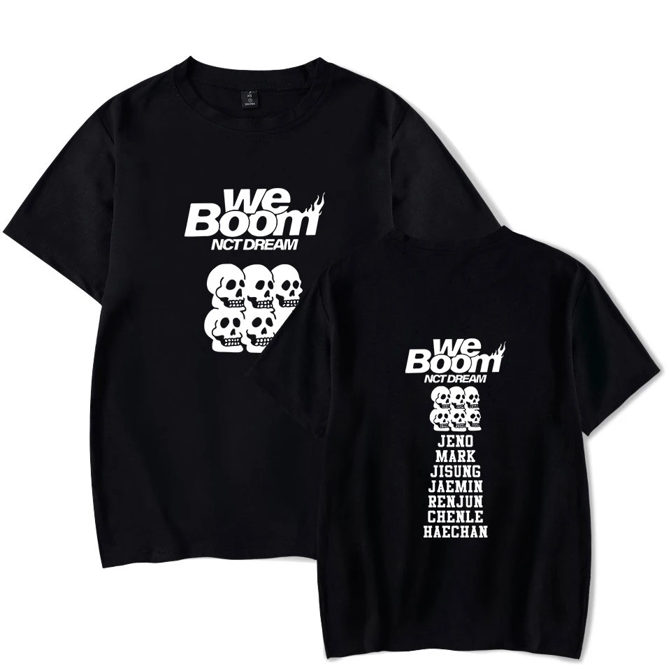 KPOP NCT DREAM New Album WE BOOM 2D футболка с принтом женская/мужская одежда горячая Распродажа