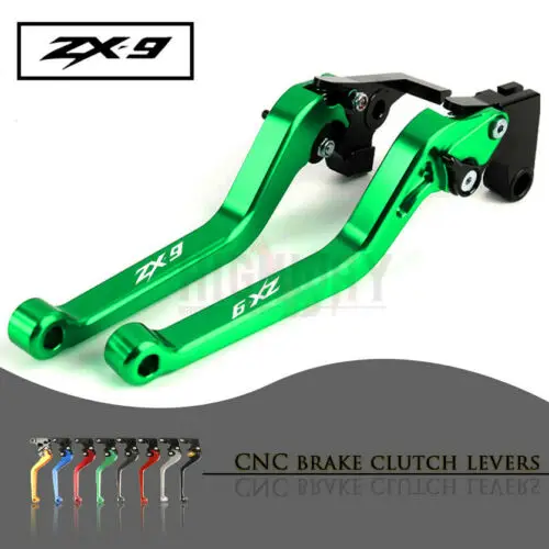 

Motorcycle Brake Handle Bar Lever CNC Aluminum long Adjustable Brake Clutch levers for KAWASAKI ZX9R NINJA 1994-1997