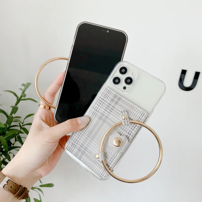 

Luxury Candy Color Card Bag Phone Case For iPhone 11 12 Pro Max X XR XS Max 7 8 Plus Back Cover Coque