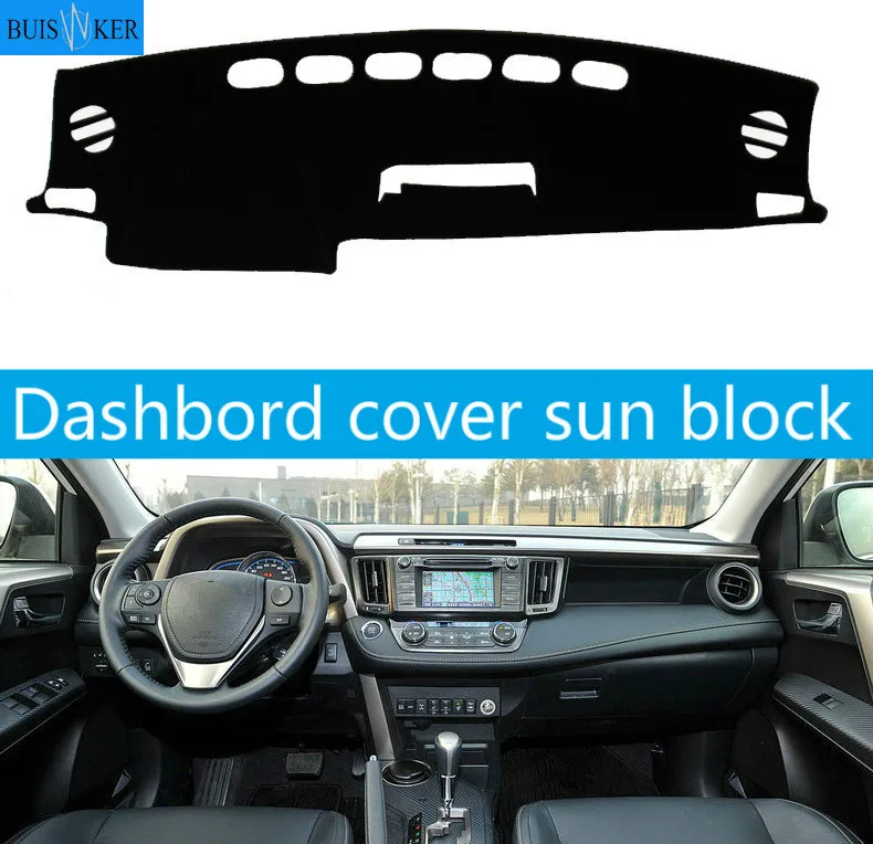 

For Toyota RAV4 RAV 4 2013 2014 2015 2016 Right Left Hand Drive Car Dashboard Covers Mat Shade Cushion Pad Carpets Accessories