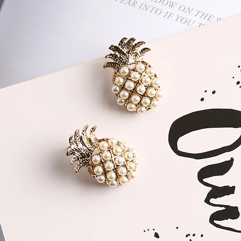 Корейские милые серьги для девочек корейские простые золотые с имитацией