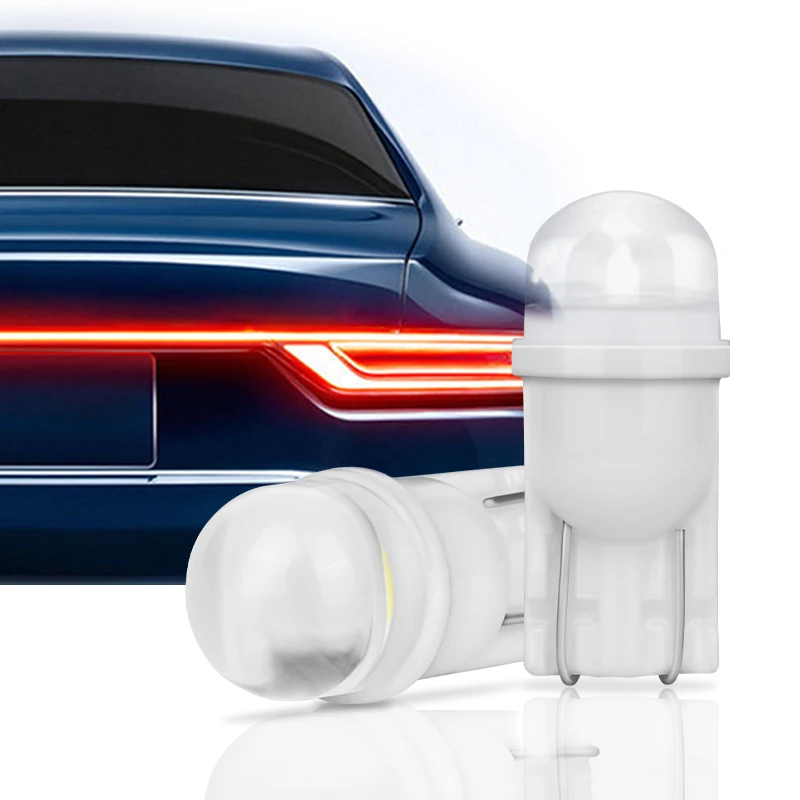 

2Pcs T10 Led 194 12V White Car Width Clearance Light W5W Led Car Door Welcome Light Red Green Ice Blue