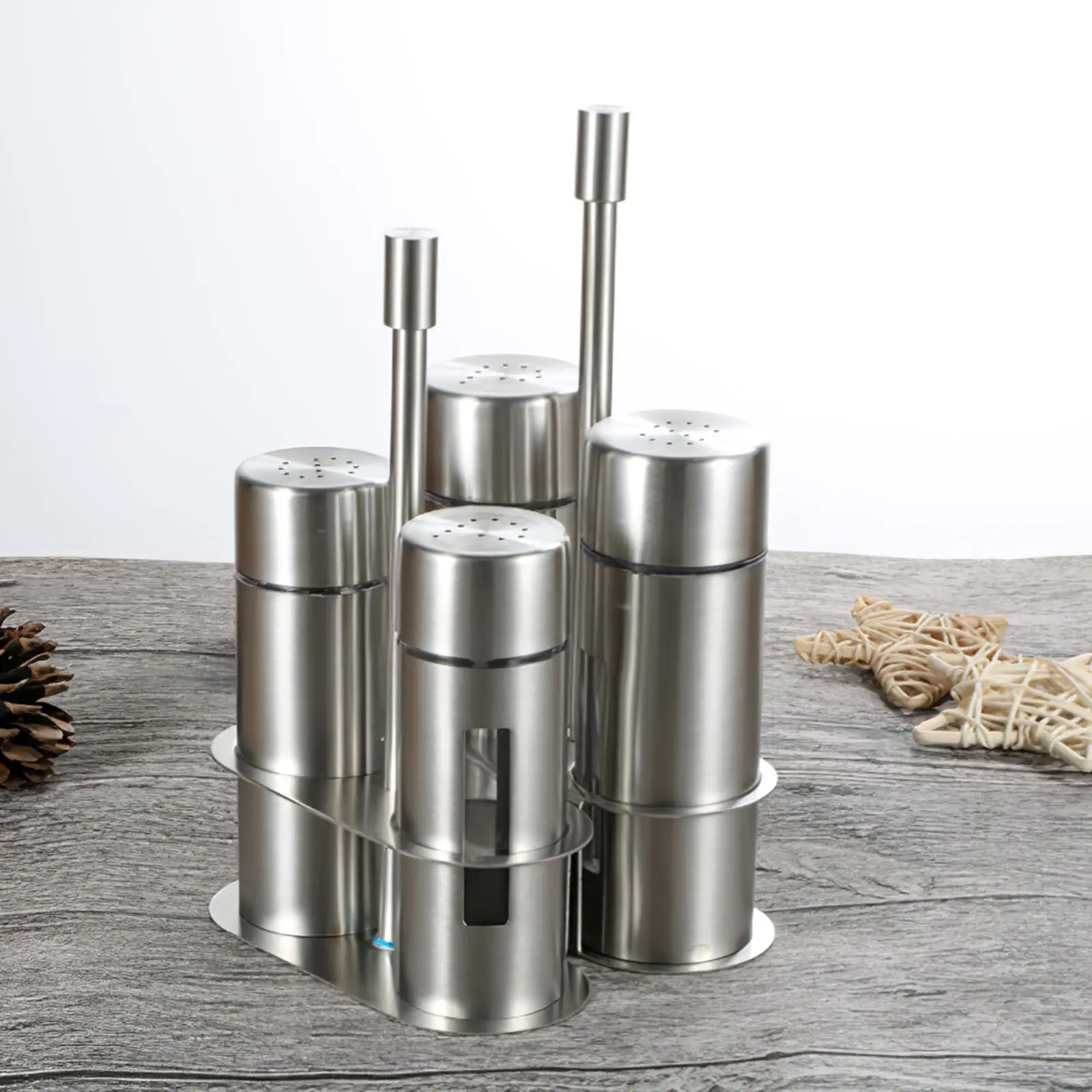 

Коробка для специй, нержавеющая сталь, прочная бутылка для специй, набор шейкеров для перца, многофункциональная банка для специй для кухни,...