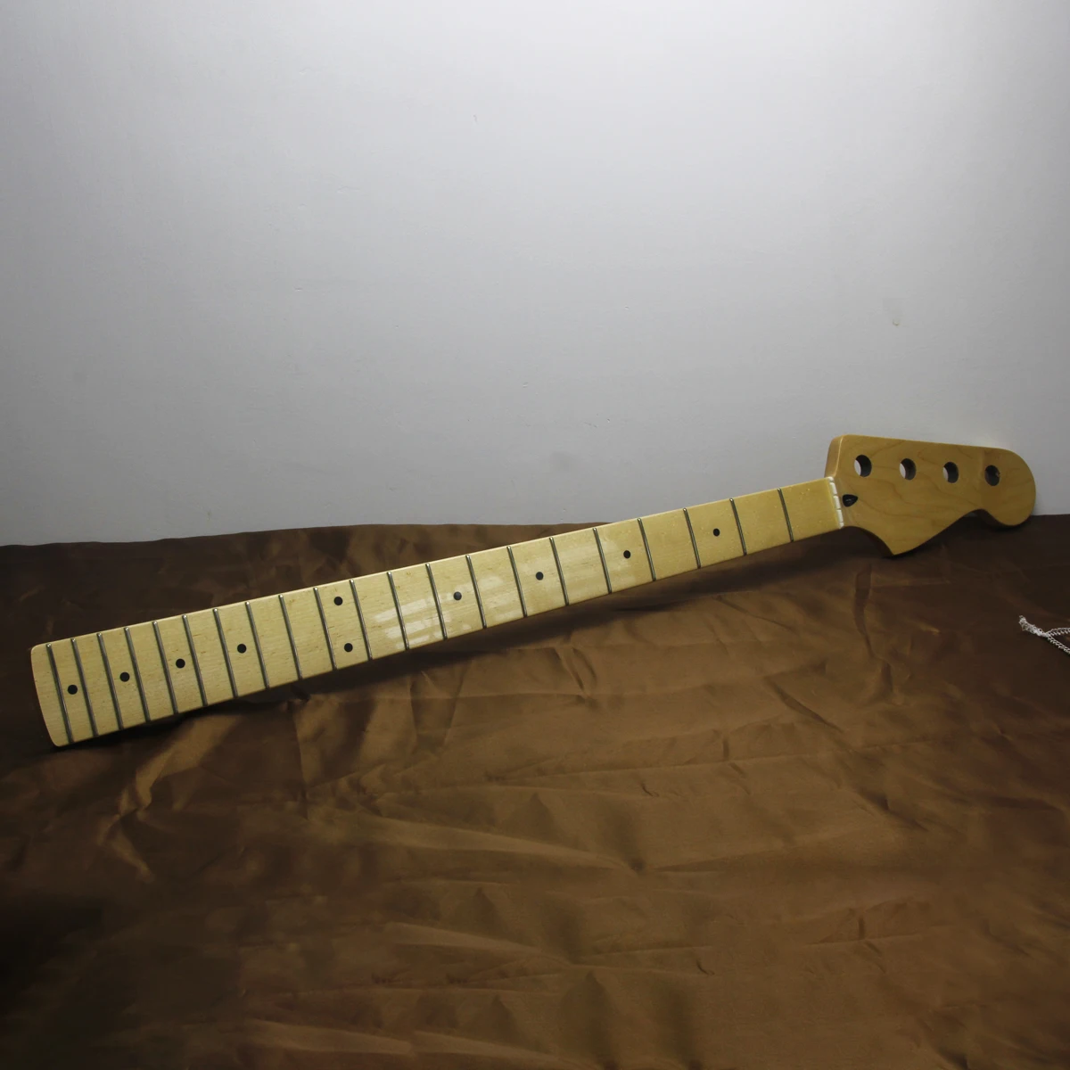 FLEOR 1 шт. 21 Fret Bass Neck кленовый гриф глянцевый сатин для PB JB бас гитара шеи части