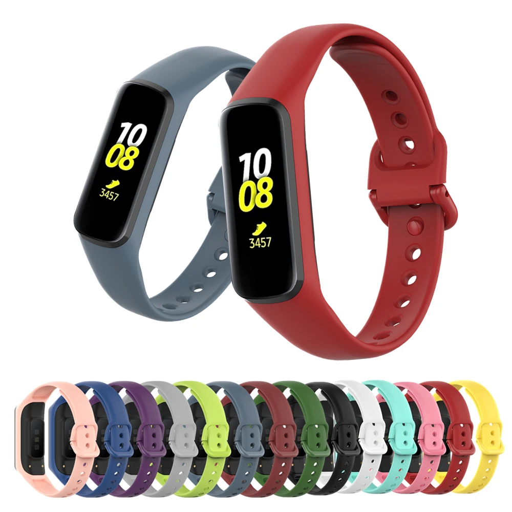 

Soft Silicone Sport Band Straps For Samsung Galaxy Fit 2 SM-R220 Bracelet Replacement Watchband For Samsung Galaxy Fit2 Correa