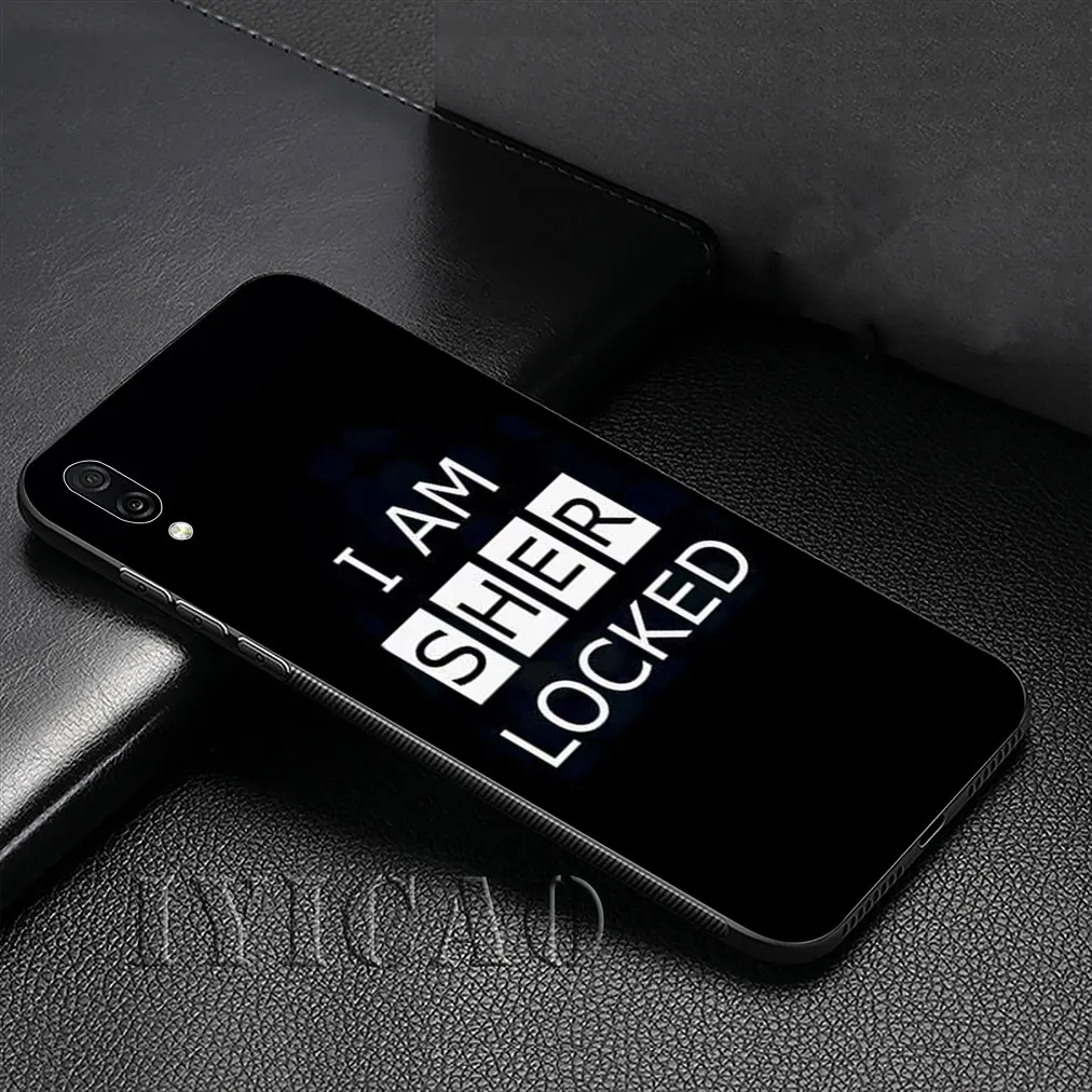 Мягкий силиконовый чехол Шерлок Холмс 221B для Huawei P30 P20 Pro P10 P9 Lite Mini 2017 2016 P Smart Z Plus 2019