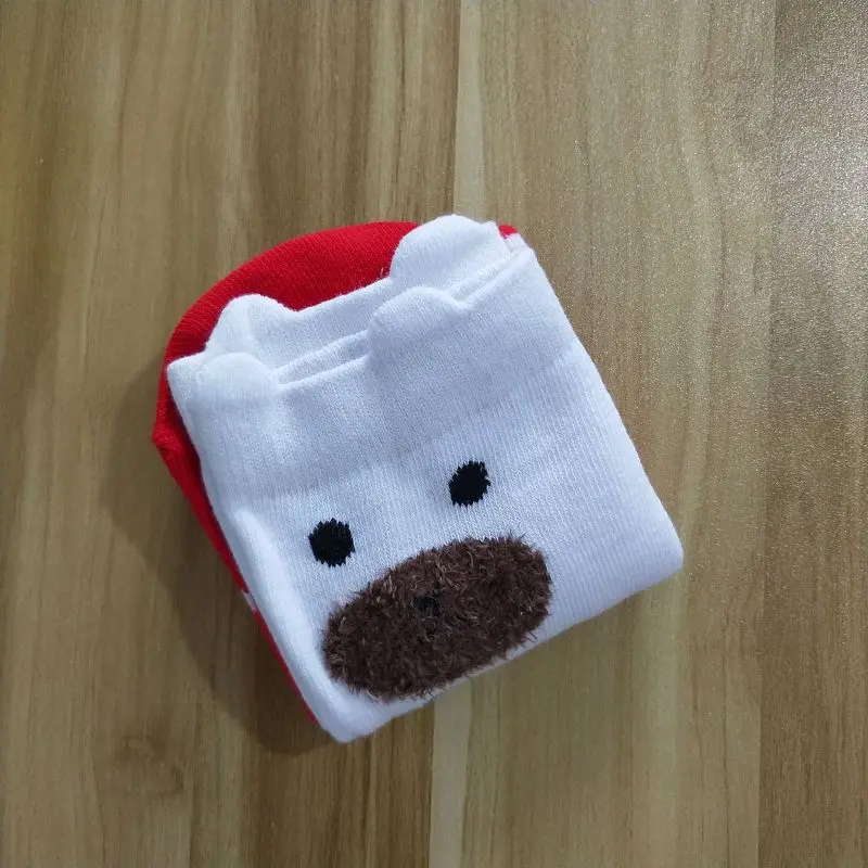 Детские Мультяшные милые носки Хлопковые гольфы до колена длинные гетры для