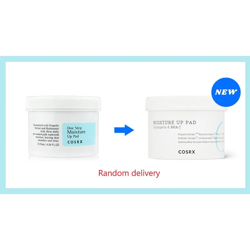 COSRX один шаг влаги ап подкладка 70 шт. Гиалуроновая кислота уход за кожей лица Уход