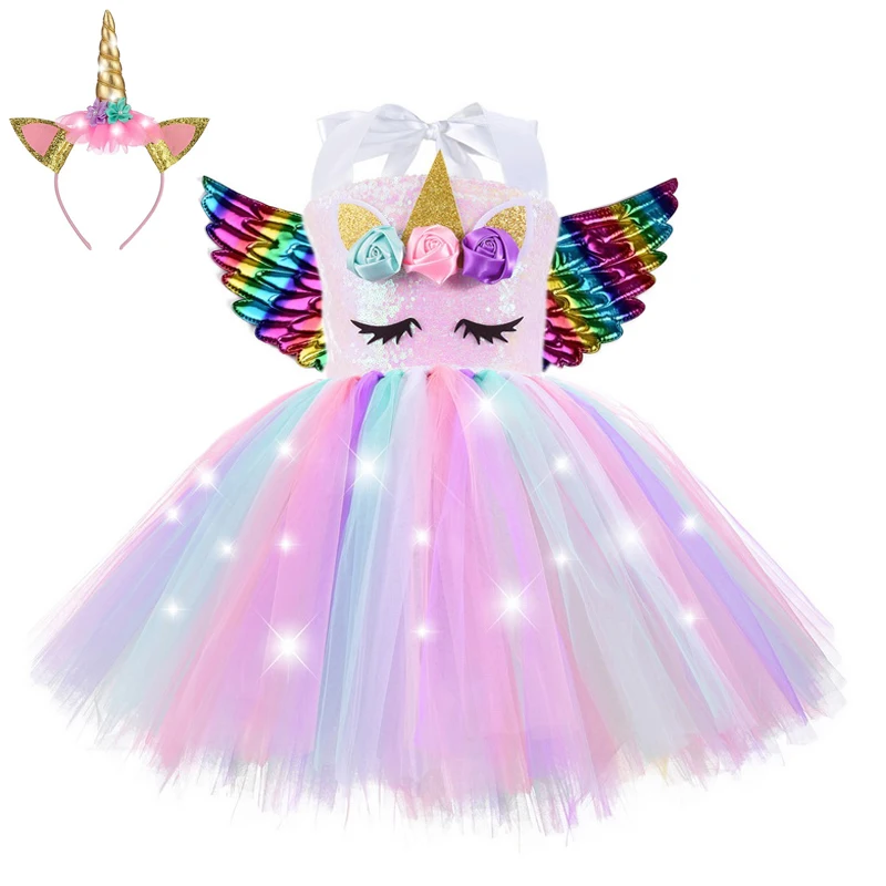 Детский костюм единорога для девочек на Хэллоуин | Тематическая одежда и
