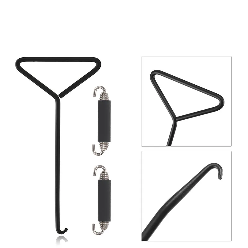 Универсальный Т-образный выхлопной трубы из нержавеющей стали пружинный крюк
