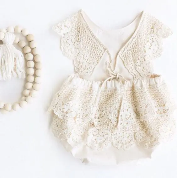 

3m-3Y Summer Newborn Infant Baby Girls Romper Princess Lace Ruffles Tutu Jumpsuit Birthday Costumes Cute Girl Clothes